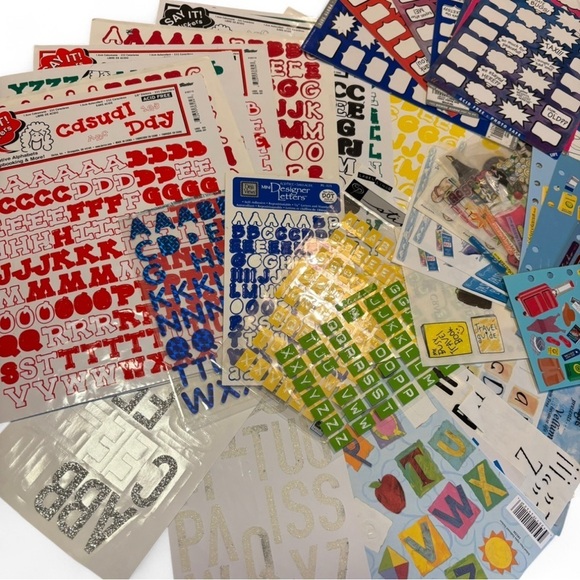 Me & My Big Ideas Other - VTG Mix Lot of Scrapbooking Stickers Me & My Big Ideas Sue Dreamer Stickopotamus